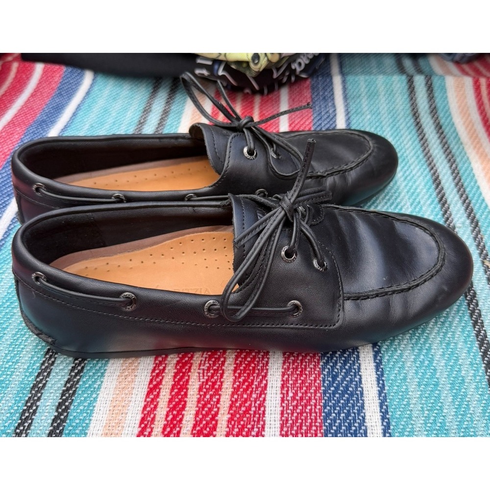 Sperry x Aritzia $120 Women's Slim Boat Shoe Flat Heel in Black Sz 8 - Picture 8 of 10